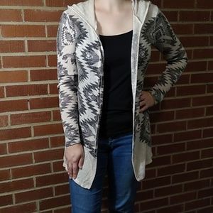 Moa Moa Cardigan sweater with hood